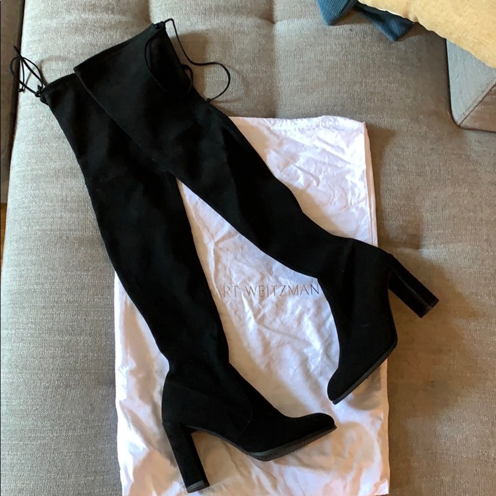 WORN ONCE!  Highchamp Suede over the knee boot